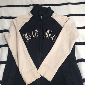 BCBG Max Azria long zip-up